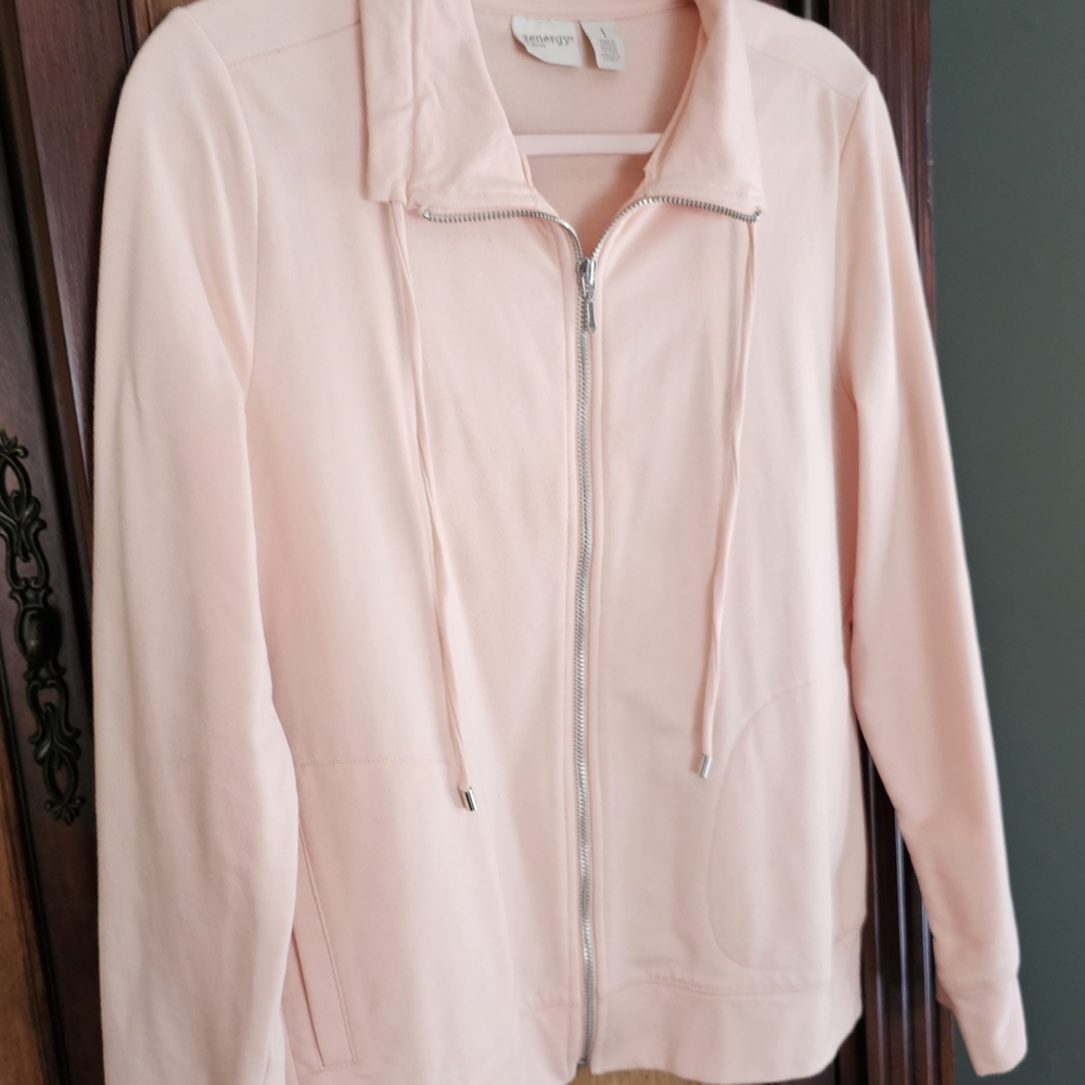 Women's Pink Zip-Up Jacket